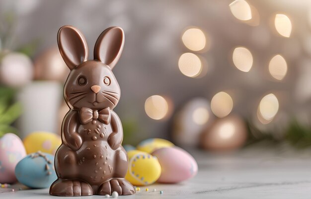 Lovely chocolate Easter bunny