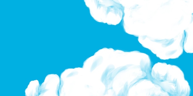 Lovely cloud background Illustration