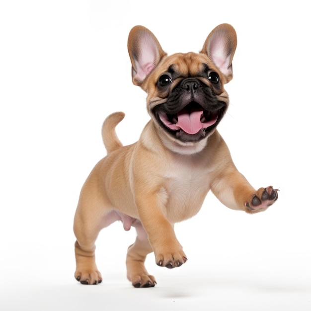 Lovely dogs in isolated white background