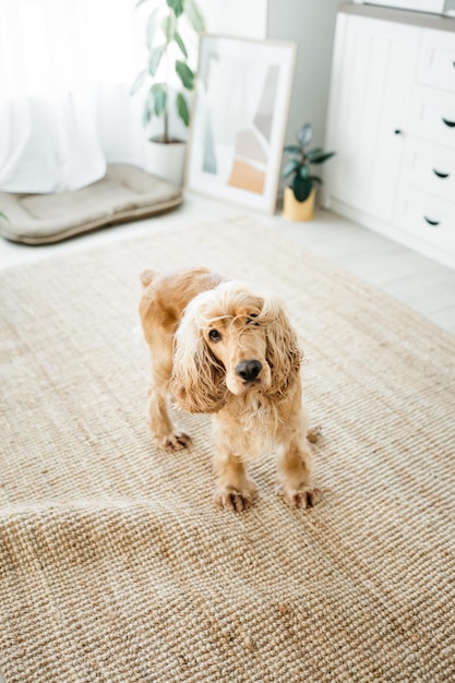 Lovely family pet doggy portrait