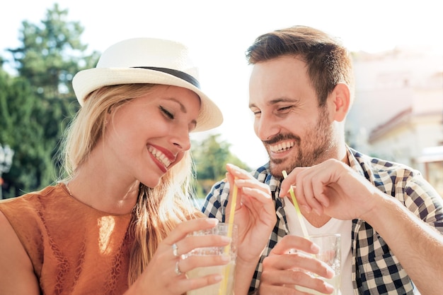 Lovely happy couple