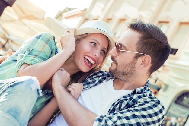 Lovely happy couple