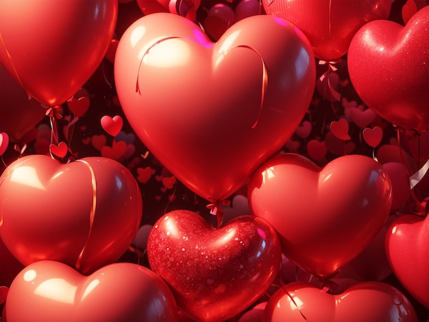 Lovely happy valentine's day background or wallpaper