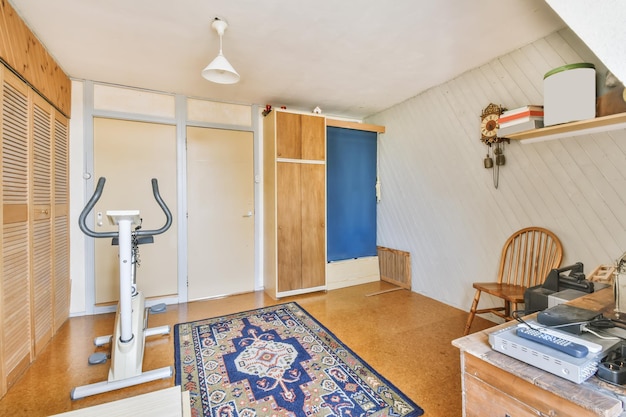 Lovely room with exercise machine