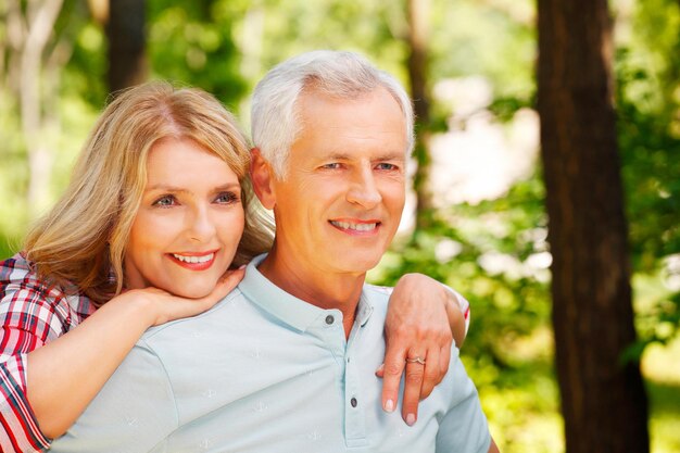 Lovely senior couple