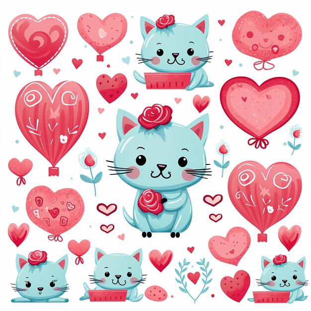 Lovely Valentine Decor Cute Valentine Decorations Clipart