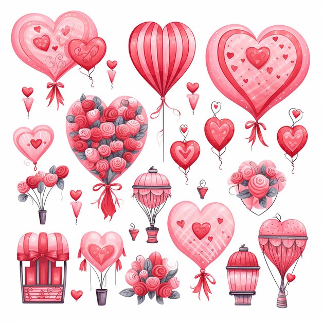 Lovely Valentine Decor Cute Valentine Decorations Clipart