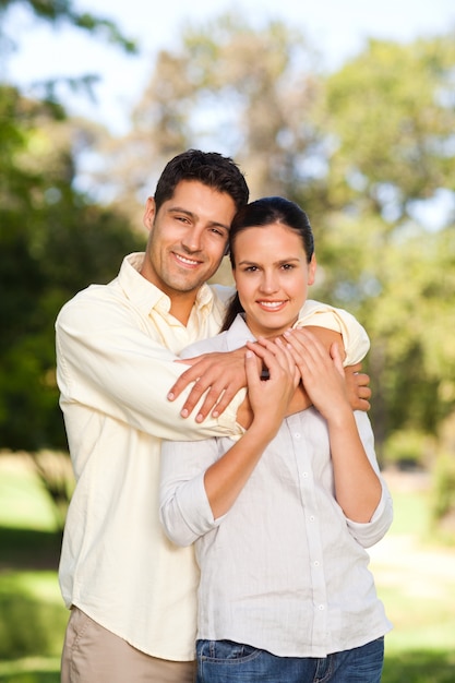 Lovers in the park