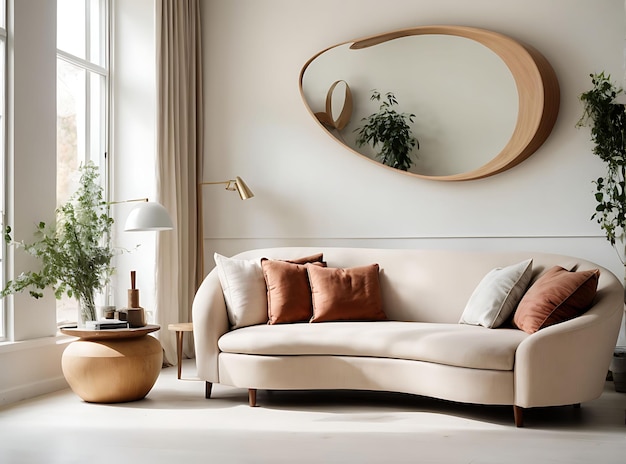 loveseat bank in een woonkamer