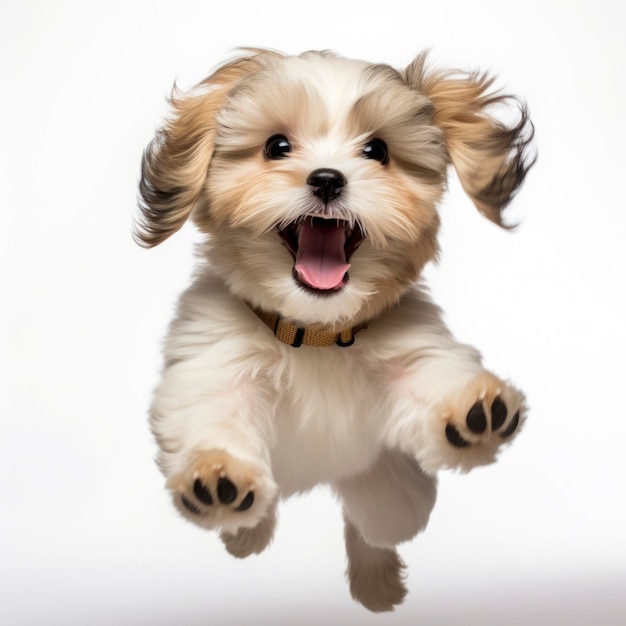 Lovey dogs in isolated white background