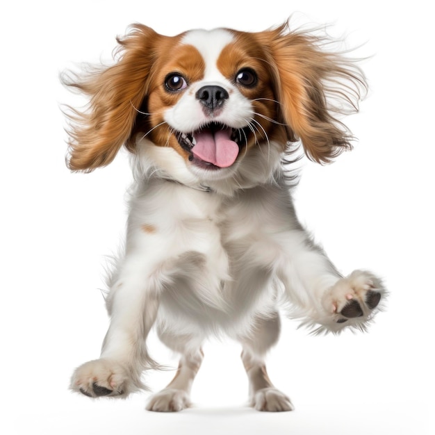 Lovey dogs in isolated white background