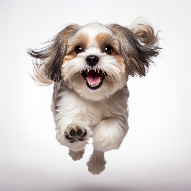 Lovey dogs in isolated white background