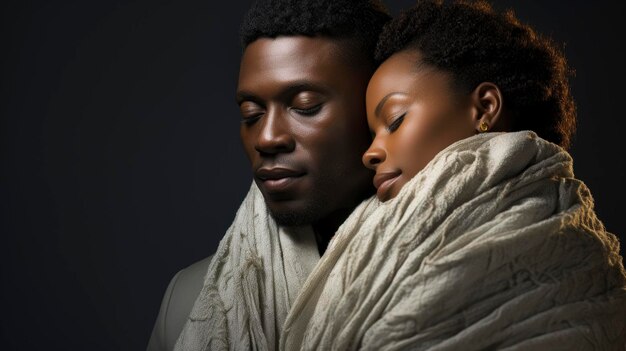 Loving African American Man Hugging Background Image Valentine Background Images Hd