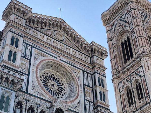 Low angle of santa maria del fiore cathedral duomo of florence