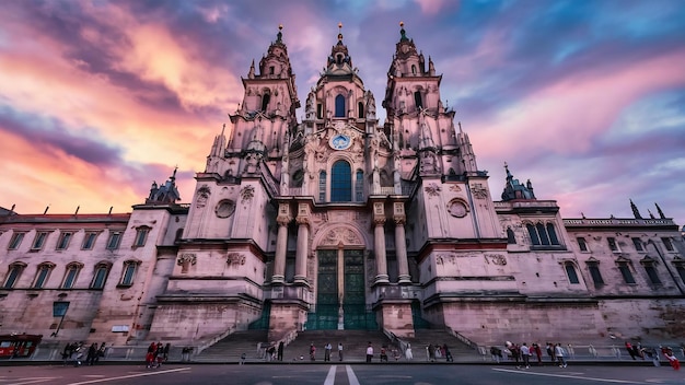 Low angle shot of st stephens cathedral in vienna