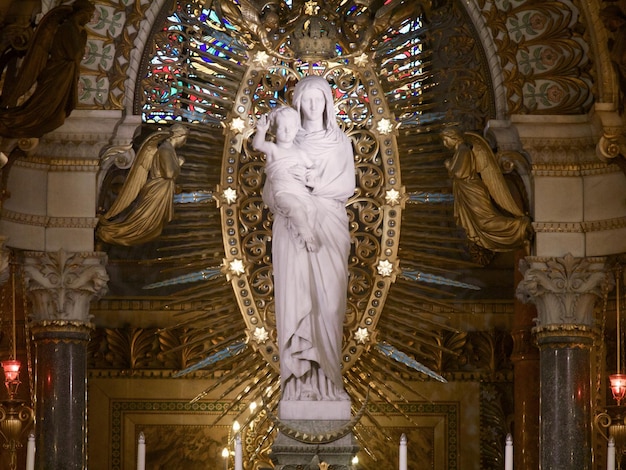 Low angle view of altar