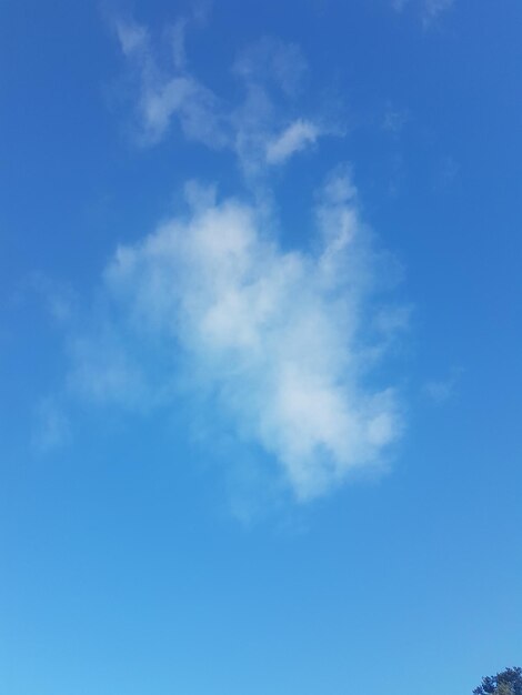 Low angle view of blue sky