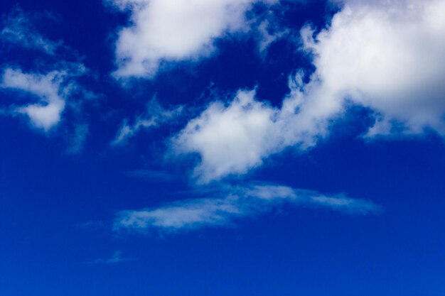 Low angle view of blue sky