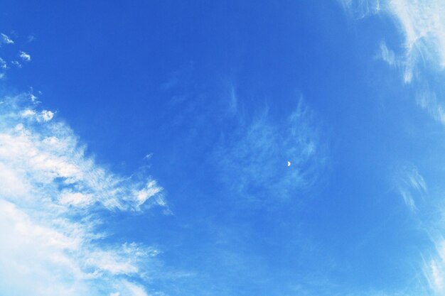 Low angle view of blue sky