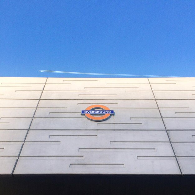 Low angle view of blue sky