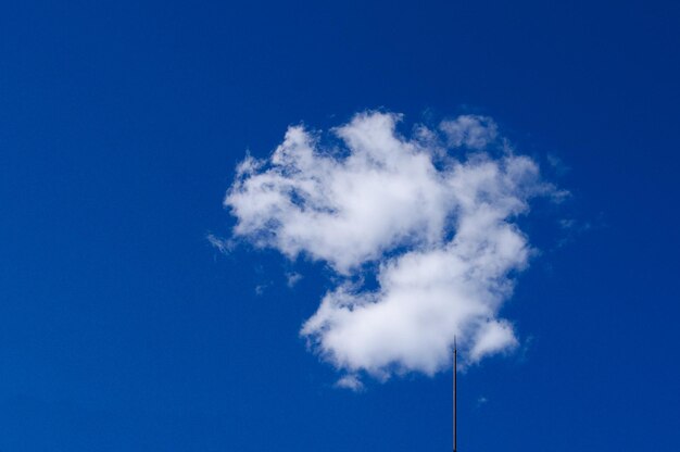 Foto vista a basso angolo del cielo blu