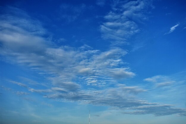 Low angle view of blue sky