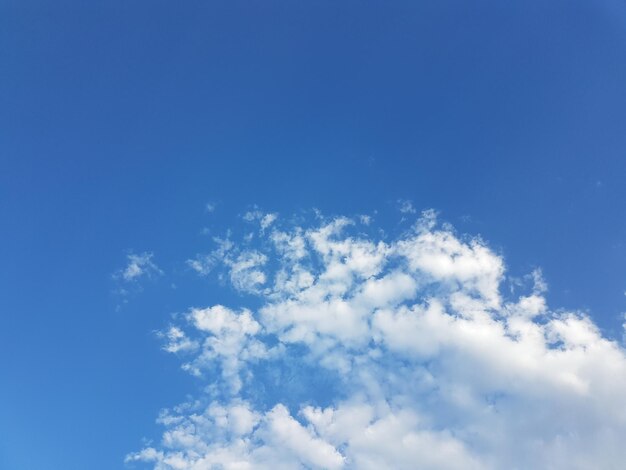 Low angle view of blue sky