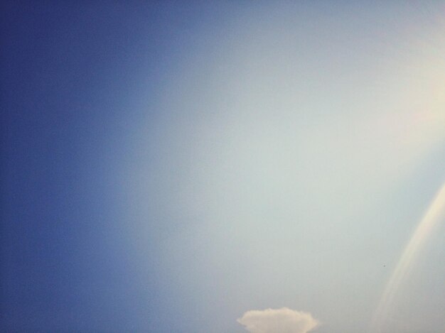 Low angle view of blue sky