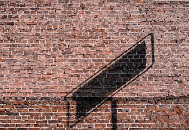 Photo low angle view of brick wall