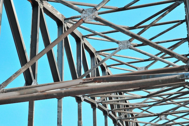 Low angle view of bridge against sky