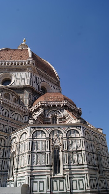 Low angle view of building against blue sky