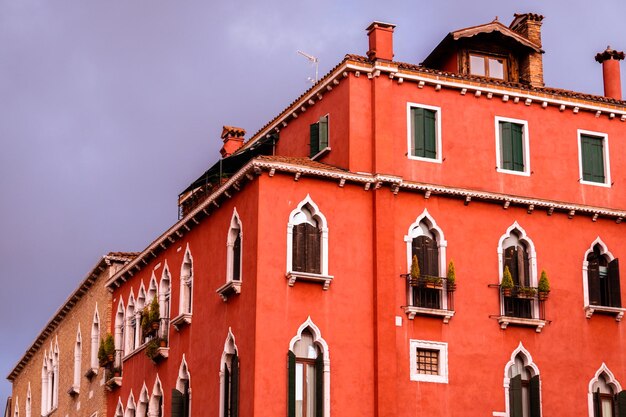 Low angle view of building against sky