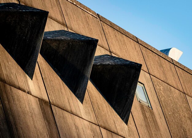 Low angle view of building against sky