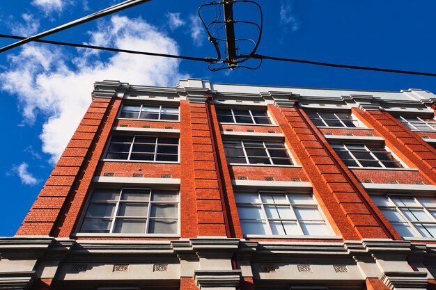 Low angle view of building against sky