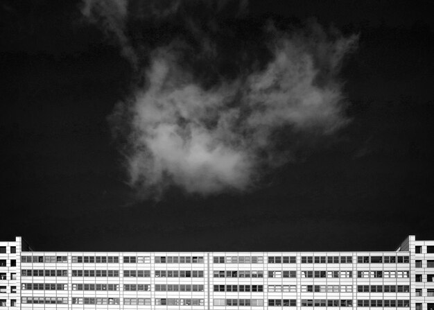 Low angle view of building against sky