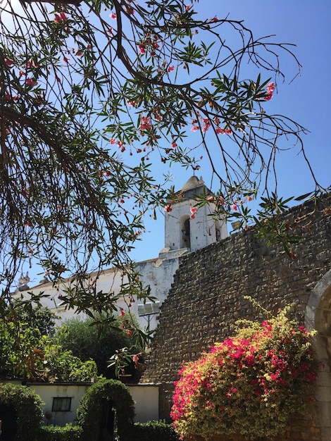 Foto vista ad angolo basso dell'edificio contro il cielo