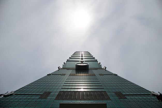 low angle view of building against sky