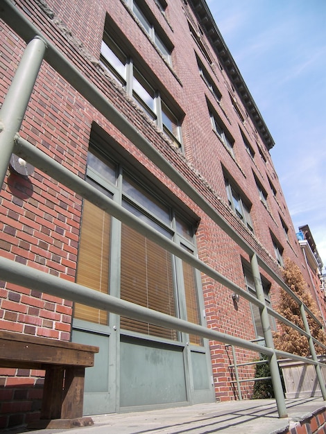 Low angle view of building against sky