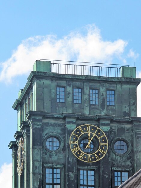 Low angle view of building against sky