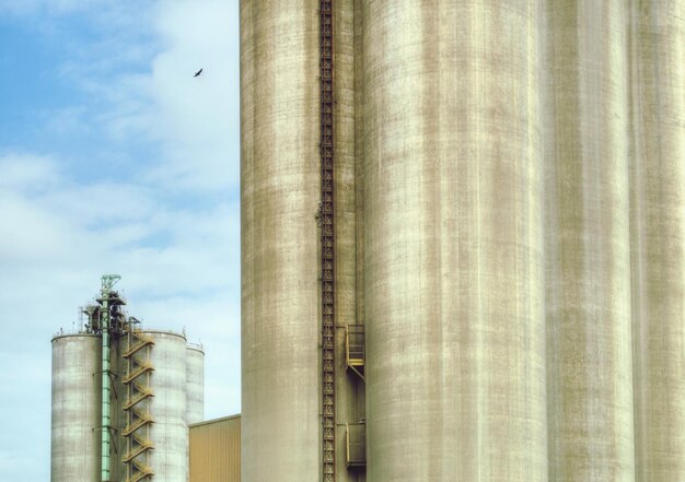 Low angle view of building against sky