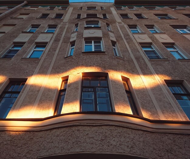 Low angle view of building against sky