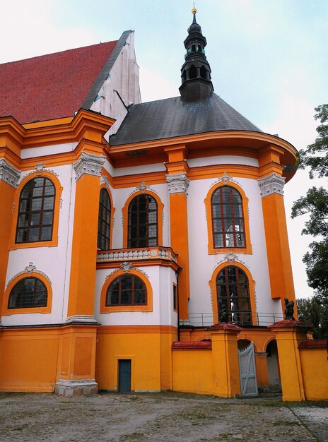 Low angle view of building against sky