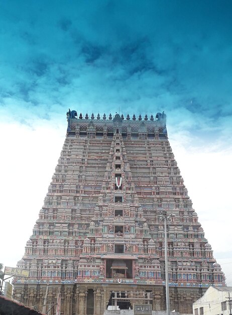 Low angle view of building against sky