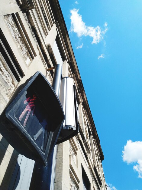 Low angle view of building against sky