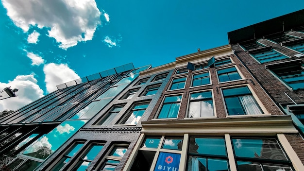 Low angle view of building against sky