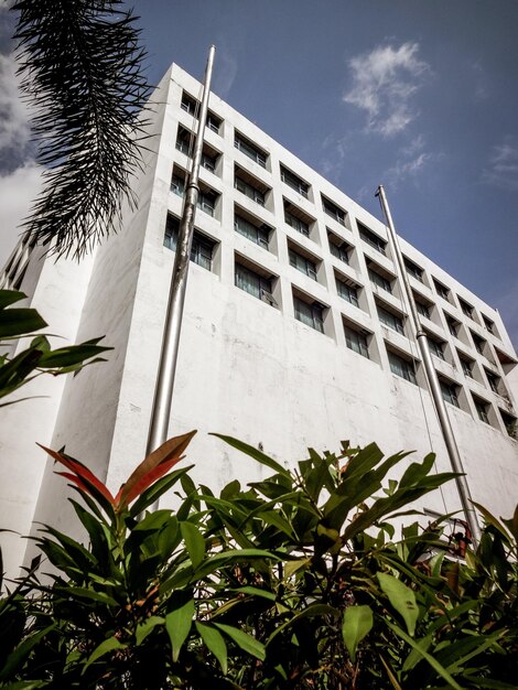 Low angle view of building against sky