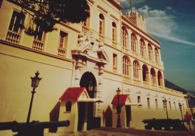 Low angle view of building against sky