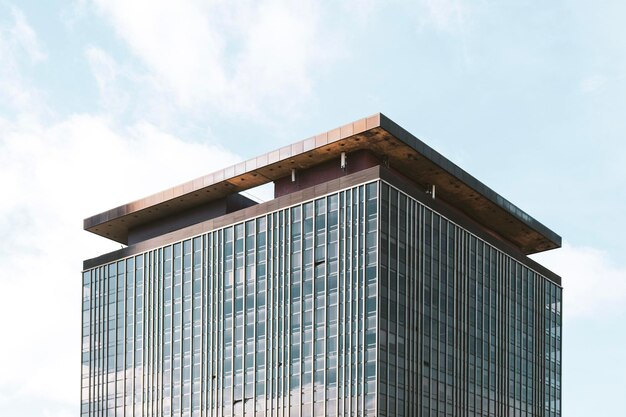 Low angle view of building against sky