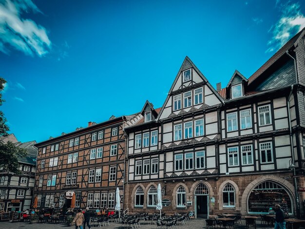 Low angle view of building against sky