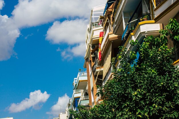 Low angle view of building against sky